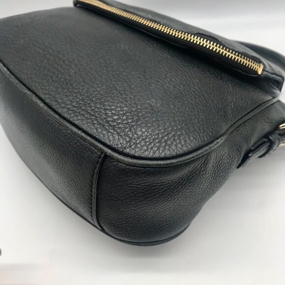 Kate Spade Black Pebbled Leather Cobble Hill Devin Satchel Bag - Picture 7 of 11